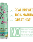 AriZona Green Tea with Ginseng and Honey  Big Can 22 Fl Oz Pack of 24