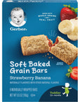 Gerber Graduates Cereal Bars STRAWBERRY BANANA - 5.5oz. (Pack of 4)