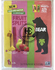 BEAR Real Fruit Rolls Strawberry  Pineapple Raspberry Variety 24 Pack Packaged with HealthEmpire Poly Bag