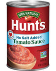 Hunts Tomato Sauce No Salt Added 15 oz