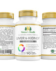 Nature's Health Liver and Kidney Cleanse Supplement - Rehmannia Formula - Naturally Detox and Boost Vitality - 90 Vegetarian Capsules