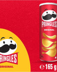 Pringles Original Flavour - Classic Salted Potato Chips - 165g Pack of 2 Cans