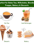 Thai Bubble Milk Tea Instant 3in1 Powder Mix  1kg 33 Drinks  For Boba Tea Milkshake Blended Frappe and Bakery  Authentic Taiwan Recipe  Zero Trans Fat No Preservatives  By Moriyama Teahouse