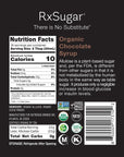 RxSugar Organic Chocolate Syrup 2Pack  Allulose sweetener  DiabetesSafe Natural Sugar  Keto Certified  NonGMO Project Verified  GlutenFree Certified