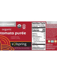 Dr Mercola Solspring Biodynamic Organic Tomato Purée about 8 Servings per Jar 18 Oz per Jar  GMO Gluten Free Soy Free Organic Demeter Certified