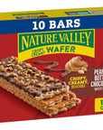 Nature Valley Wafer Bars Peanut Butter Chocolate Flavored Snacks 10 Bars 13 OZ