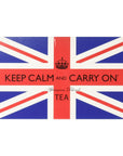 Keep Calm and Carry On Tea Carton Box Afternoon Blend Tea 40 Bags 125g 44oz