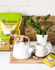 Prince of Peace Ginger Coconut Instant Beverage 22 Sachets  Instant Hot or Cold Beverage that Soothes Throat  Easy to Brew  Caffeine and Gluten Free  Real Coconut and Fresh Ginger  Rich and Creamy 2