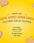 Wheat Thins Original Whole Grain Wheat Crackers Family Size 6  14 oz Boxes