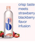 smartwater Strawberry Blackberry Water Unsweetened Infused With Natural Fruit Flavors 237 Fl Oz