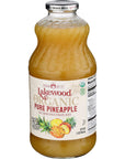 Lakewood Organic Juice Pineapple 32 Fl Oz Bottle