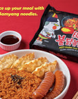 Samyang Budldak Ramen Hot and Spicy Noodles Variety Pack  10 Flavors of Fire Instant Spicy Noodles Gift Snack Pack  Includes One Pair of Chopsticks and a Complimentary Choco Pie