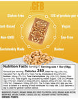 The Gluten Free Brothers - Peanut Butter Snack Bars - Gluten Free Protein Bars - Non GMO, Soy Free, Dairy Free, Vegan - Plant Based Protein Bars, 2.05 Oz (12 Count)