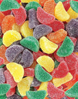 Fruit Slices Assorted Jelly Candy  Bulk 2 Pounds  Unwrapped SugarDusted OldFashioned Sweets