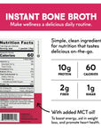 Bone Brewhouse - 2 Pack - Chicken Bone Broth Protein Powder - Ginger Beet Flavor - Keto & Paleo Friendly - Instant Soup Broth - 10g Protein - Natural Collagen & Gluten-Free - 10 Individual Packets