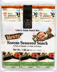 Korean Crispy Seasoned Seaweed Snacks Kimchi Spicy Sheets  12 Individual Packs 100 Natural Laver 12 Pack Roasted Nori Snack Healthy Premium Gim by Unhas Asian Snack Box Wasabi  Kimchi