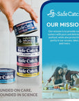 Safe Catch Wild Ahi Yellowfin Tuna Fish Canned Wild Caught Lowest Mercury Lean Protein Omega 3 GlutenFree Kosher Pack of 6