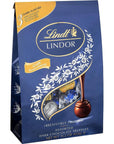 Lindt LINDOR Assorted Dark Chocolate Candy Truffles - 15.2 oz. Bag