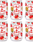 Sangaria Strawberry Milk - Extremely Popular in Japan - 8.69 Fl Oz - Pack of 6