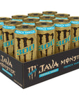 Monster Energy Java 300 Triple Shot Robust Coffee French Vanilla 15 Fl Oz Pack of 12