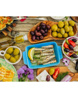 Season Anchovies in Olive Oil  Flat Anchovy Fillets Wild Caught Fish Keto Snacks Canned Anchovies Rich in B Vitamins Low in Mercury Kosher NonGMO 600mg of Omega3  42 Oz Glass Jar 6Pack