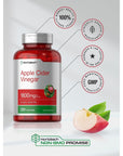 Apple Cider Vinegar Capsules | 1800mg | 200 Pills | Non-GMO, Gluten Free Supplement | by Horbaach