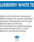 AriZona Premium Brewed Blueberry White - 20 Fl Oz, Pack of 24