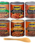 Bushs Best Baked Beans Onion Barbecue Boston Recipe Homestyle Honey Sweet and Country Style 16 Ounce Pack of 6  with Make Your Day Mini Spatula