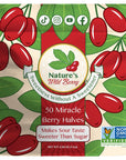 NEW 50 FLAVOR CHANGING BERRY HALVES  New EcoFriendly Smart Pack  Miracle Berry by Natures Wild Berry  Freeze Dried in USA  As Seen On TV  Tiktok  Turn Sour Sweet  Flavor Changing Magic Berries