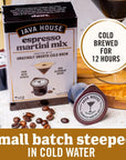 Java House Cold Brew Espresso Martini Mix Ready to Use Liquid Coffee Concentrate Pods  135 Fluid Ounces Each Pack of 6 makes 12 cocktails