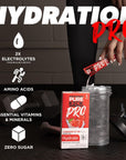 Pure Kick PRO Hydration Electrolyte Drink Mix Strawberry Ice Pop Includes 1 box with 6 packets in each box