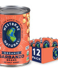 Westbrae Natural Organic Garbanzo Beans 15 oz