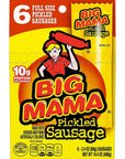 Penrose Big Mama Pickled Sausages, 2.4 Ounce, 6 Pack