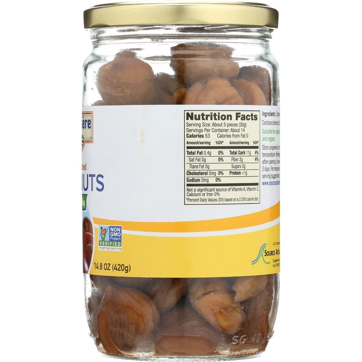 LA FORESTIERE Whole Roasted Chestnuts 148 OZ