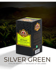 Basilur Artisan Ceylon Silver Green Needle Tea  100 Pure Single Estate Ceylon Green Tea Handpicked Buds Exquisite  Rare Premium Gift Luxurious Sri Lankan Tea 50g 176oz