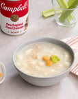 Campbell’s Condensed New England Clam Chowder, 10.5 Ounce Can (Pack of 12)