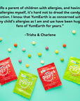 YumEarth Organic Giggles Sour Chewy Candy Bites 2oz Pack of 12 Allergy Friendly Gluten Free NonGMO Vegan No Artificial Flavors or Dyes