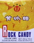 Ä°Ö Lung Po Rock crystals Candy Sugar Yellow Lump Raw Cane Sugar 16oz