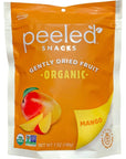 Peeled Snacks Organic Dried Fruit Mango 7oz Healthy Vegan Snacksfor OntheGo Lunch and More