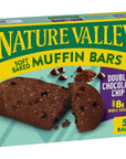 Nature Valley Soft Baked Muffin Bars Double Chocolate Chip Made With Whole Grain 5 Count 62 oz