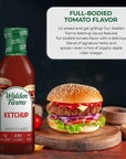 Walden Farms Ketchup 12 Oz. Bottle (Pack of 2) Fresh & Delicious Salad Topping - 0g Net Carbs Condiment, Kosher Certified - Perfect for Fries, Burgers, Meatloaf, Pizza, Hotdogs and More