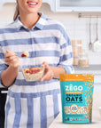 Unrivaled Taste and Nutrition of Old Fashioned Oats Includes Zego Gluten Free Organic Rolled Oats  Double Protein Old Fashioned Oatmeal 14 oz Organic Rolled Oats Comes with GOOD FOR MY HOME Box