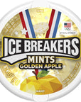 Ice Breakers Mints Sugar Free New Golden Apple Flavor 8 Count 8 Ounce