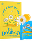 OH DOMINGO Chamomile Tea with Honey Flavor Individually Wrapped Tea Bags 20 Count Soothing and Relaxing Blend