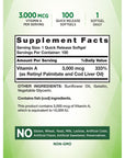 Vitamin A 10000 IU Softgels | 100 Count | Non-GMO, Gluten Free Supplement | by Nature's Truth