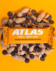 Atlas Protein Bar 20g Protein 1g Sugar Clean Ingredients Gluten Free Peanut Butter Chocolate Chip 12 Count Pack of 1