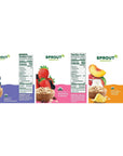 Sprout Organics, Stage 2 Variety Pack, Blueberry Banana Oatmeal, Mixed Berry Oatmeal & Peach Oatmeal with Coconunt Milk, 6+ Month Pouches, 3.5 oz (18-count)