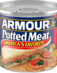 Amour Star Potted Meat Canned Meat 55 OZ Pack of 24