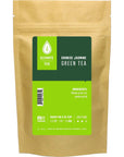 Elevate Tea Chinese Jasmine Tea  Loose Leaf Green Tea Medium Caffeine 3 oz Pouch  30 Cups Hot  Iced Tea No Artificials Unsweetened Jasmine Tea Loose Leaf