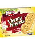 Keebler Cookies Vienna Fingers Sandwich Cookies Creme Filled 142 oz Tray